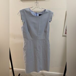 J. Crew Light Blue Midi Dress
